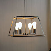 SOUTHPORT 48 - 4 Light Urban Retro Pendant Brushed Chrome