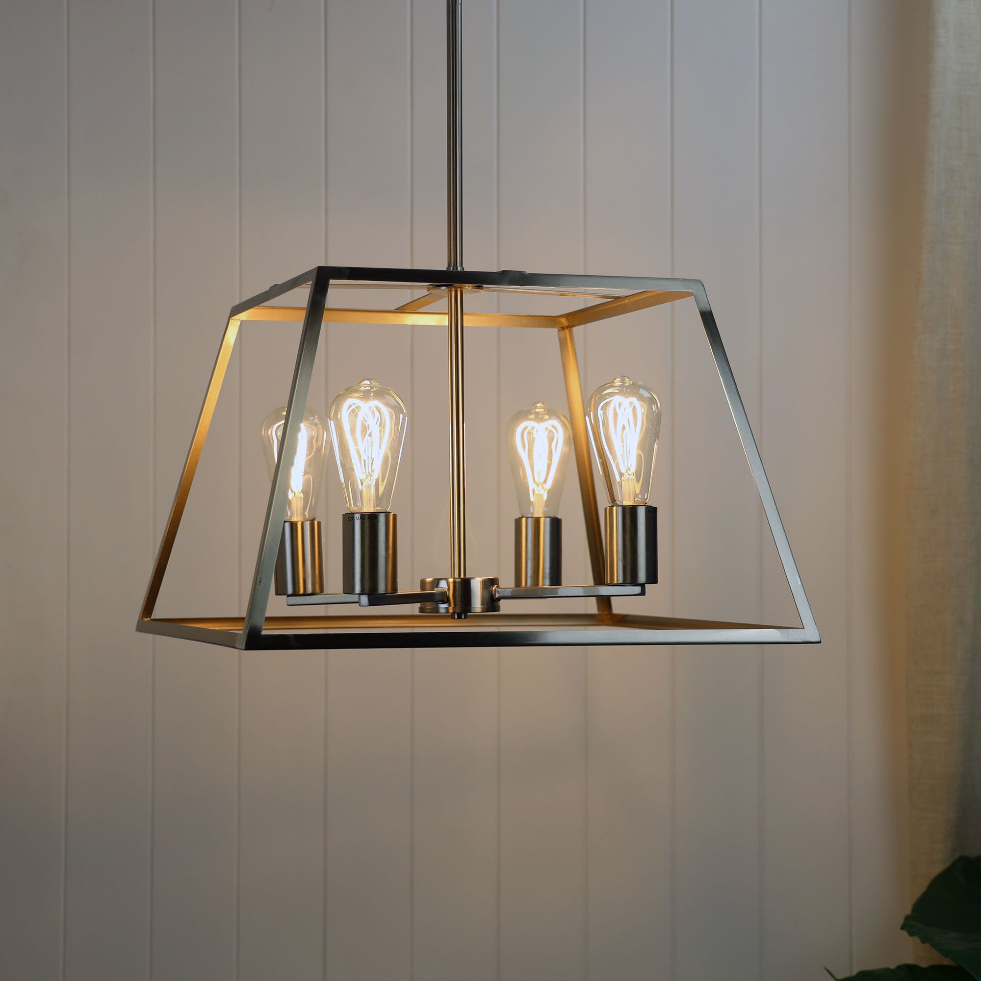 SOUTHPORT 48 - 4 Light Urban Retro Pendant Brushed Chrome