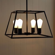 SOUTHPORT 48 - 4 Light Urban Retro Pendant Black