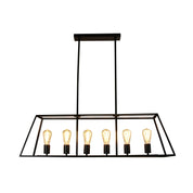 SOUTHPORT.100 - 6 Light Urban Retro Pendant Black