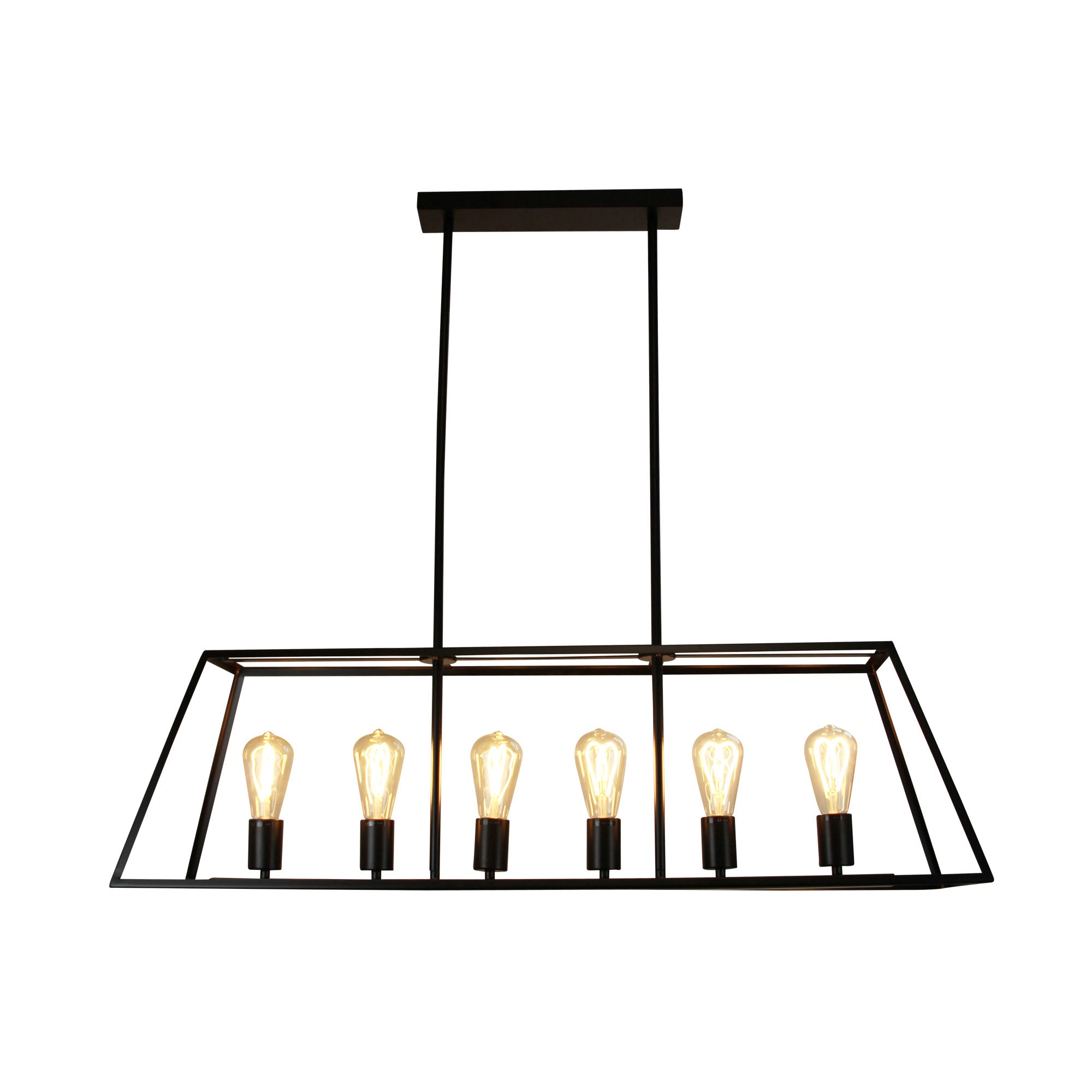SOUTHPORT.100 - 6 Light Urban Retro Pendant Black