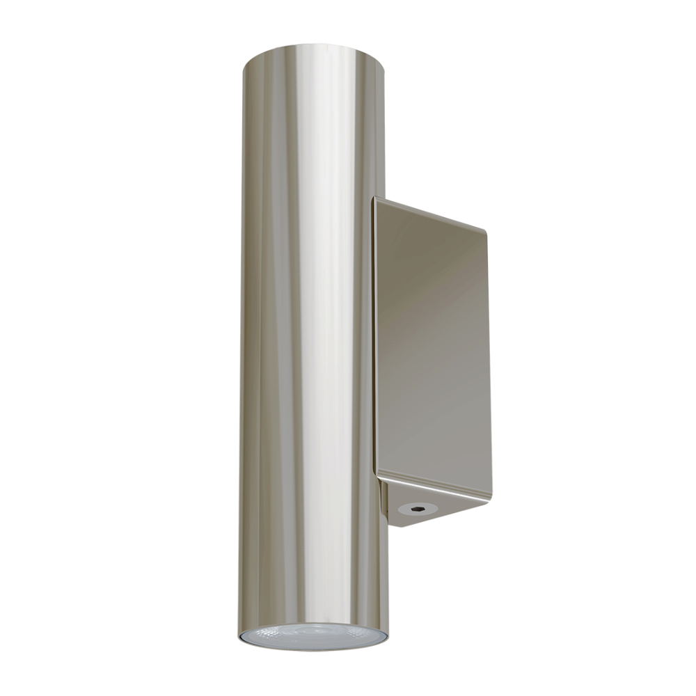 NEW BRONTE Up / Down Wall Light Stainless Steel 3CCT