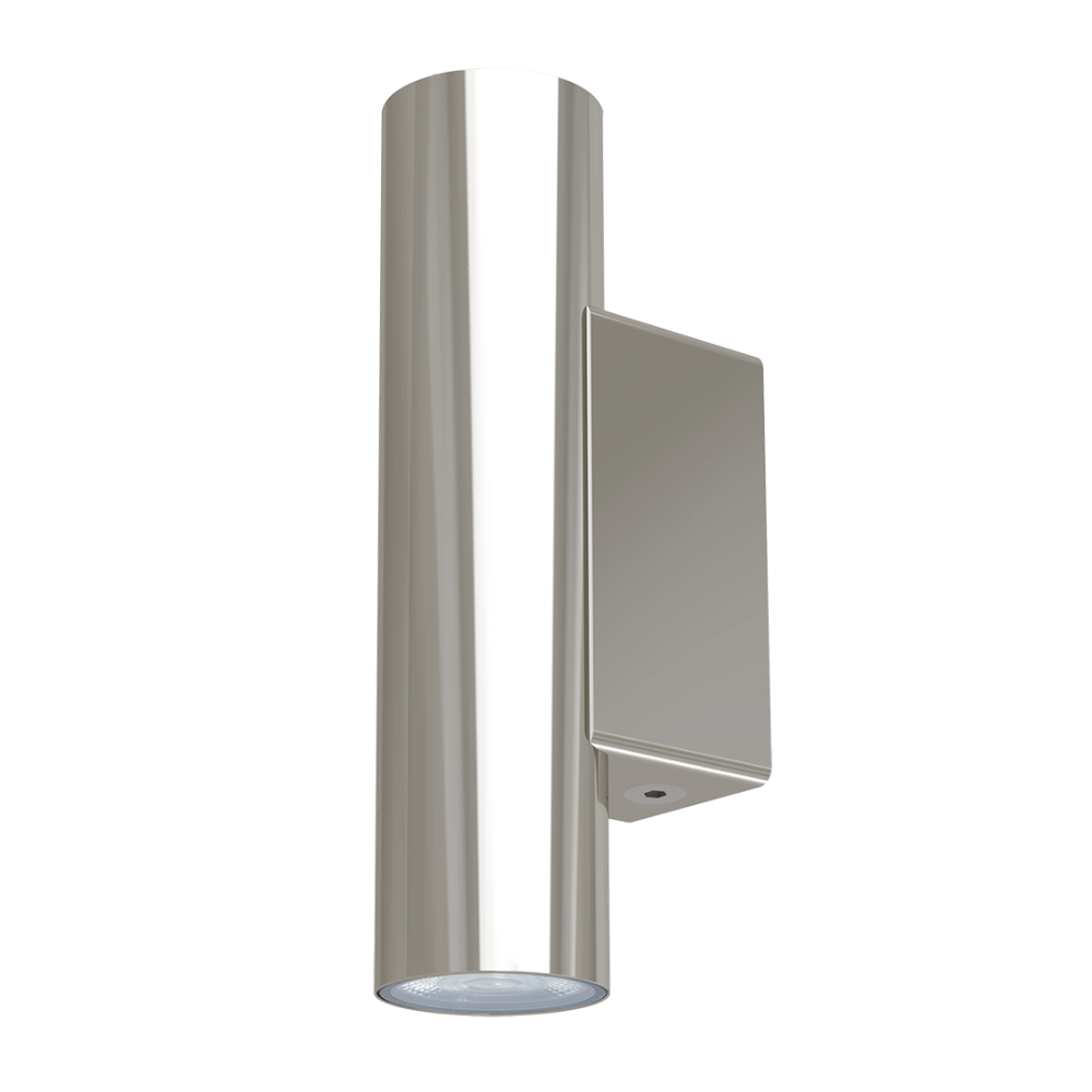 NEW BRONTE Up / Down Wall Lights 316 Stainless Steel 3CCT