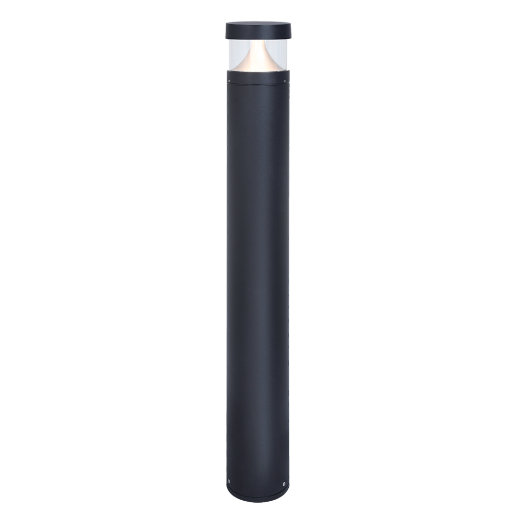 Flat Bollard Light H990mm Black 3CCT