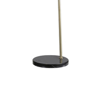MARMO ANTIQUE BRASS - Arc Floor Lamp with Marble Base