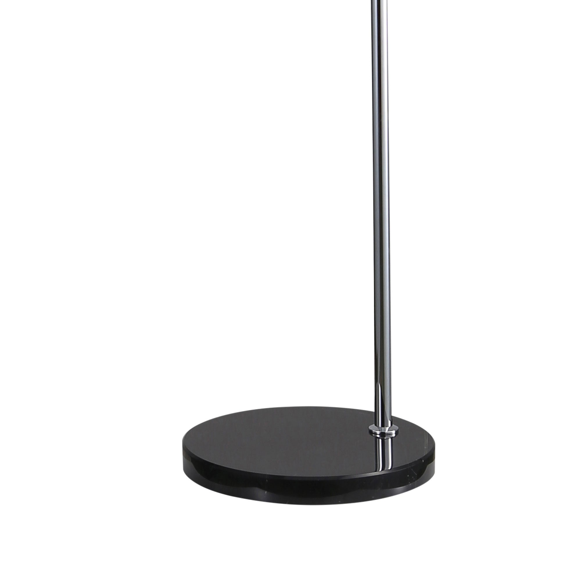 MARMO CHROME - Arc Floor Lamp with Marble Base