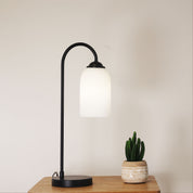 ARLINGTON TABLE - Opal Matt Glass Table Lamp