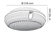 MEMPHIS Round LED Bunker Light 22W 4000K IP65