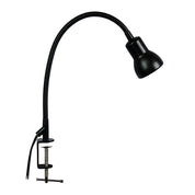 SCOPE BLACK - Adjustable Gooseneck Clamp Lamp Black