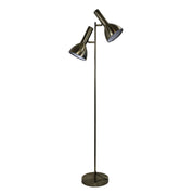 VESPA ANTIQUE BRASS - Mid-Century Twin Floor Lamp Antique Brass