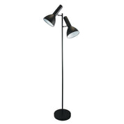 VESPA BLACK - Mid-Century Twin Floor Lamp Black
