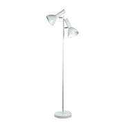 VESPA WHITE - Mid-Century Twin Floor Lamp White