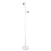 DAXAM LED WHITE - Twin Adjustable Floor Lamp White