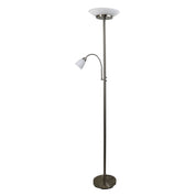 SIENA BRUSHED CHROME - Mother and Child LED Floor Lamp Brushed Chrome