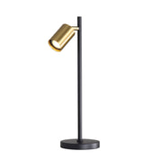 PONTE DESK BK/SB - Desk Lamp Black and Satin Brass