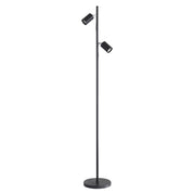 PONTE FLOOR BLACK - Adjustable Twin Floor Lamp Black