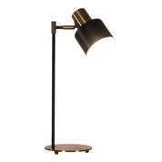 ARI DESK LAMP AB - Mid-Century Task Lamp Black and Antique Brass