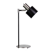 ARI DESK BC - Mid-Century Task Lamp Black and Brushed Chrome