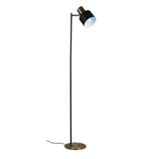ARI FLOOR CO - Mid-century Task Lamp Black and Brushed Copper