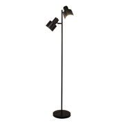 ARI TWIN FLOOR BK - Mid-Century Task Lamp Black