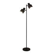ARI TWIN FLOOR BK - Mid-Century Task Lamp Black