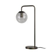 NEWTON LAMP AB - Contemporary Clear Glass Lamp Antique Brass