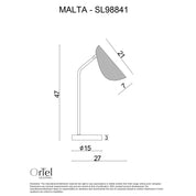 MALTA TABLE - Rattan Table Lamp