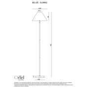 BELIZE FLOOR - Rattan Floor Lamp