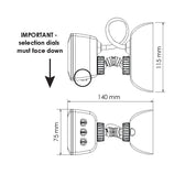 Mantis Motion Sensor Black