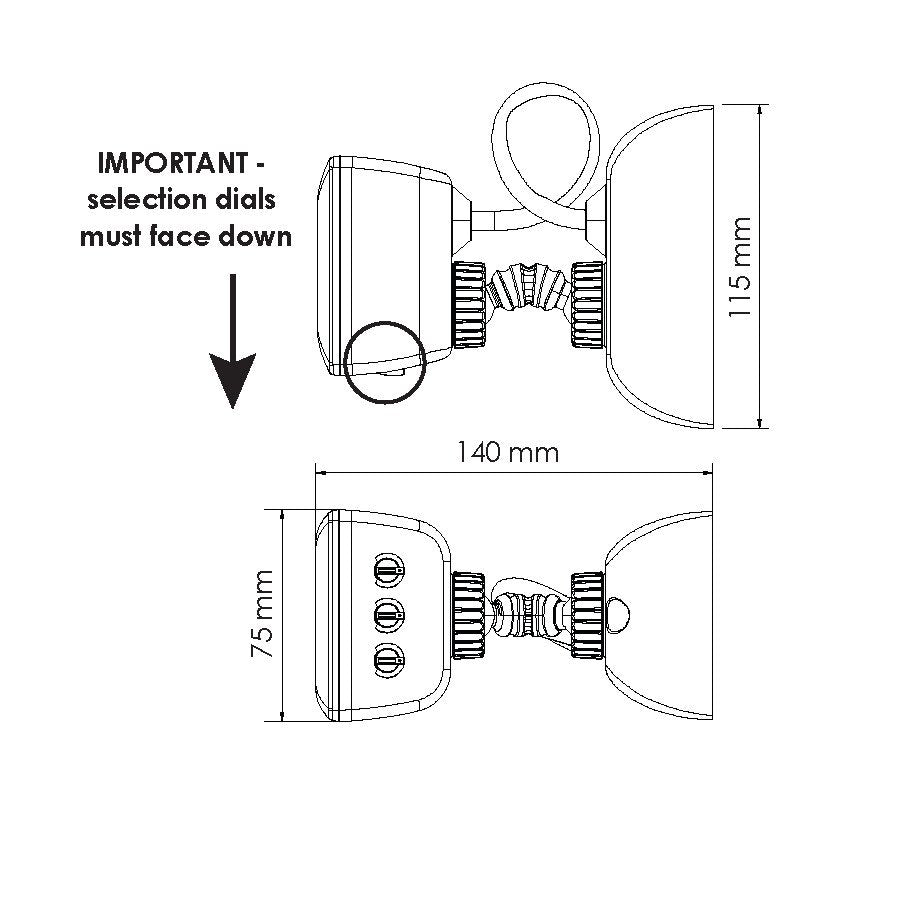 Mantis Motion Sensor Black