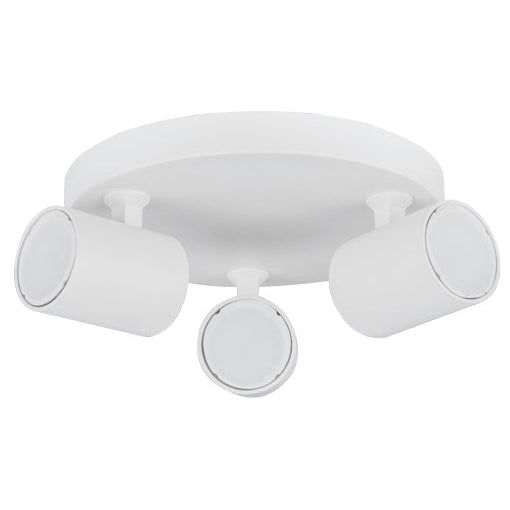SPOT: Interior GU10 3XLights Adjustable Round Base Surface Mounted Spot Lights