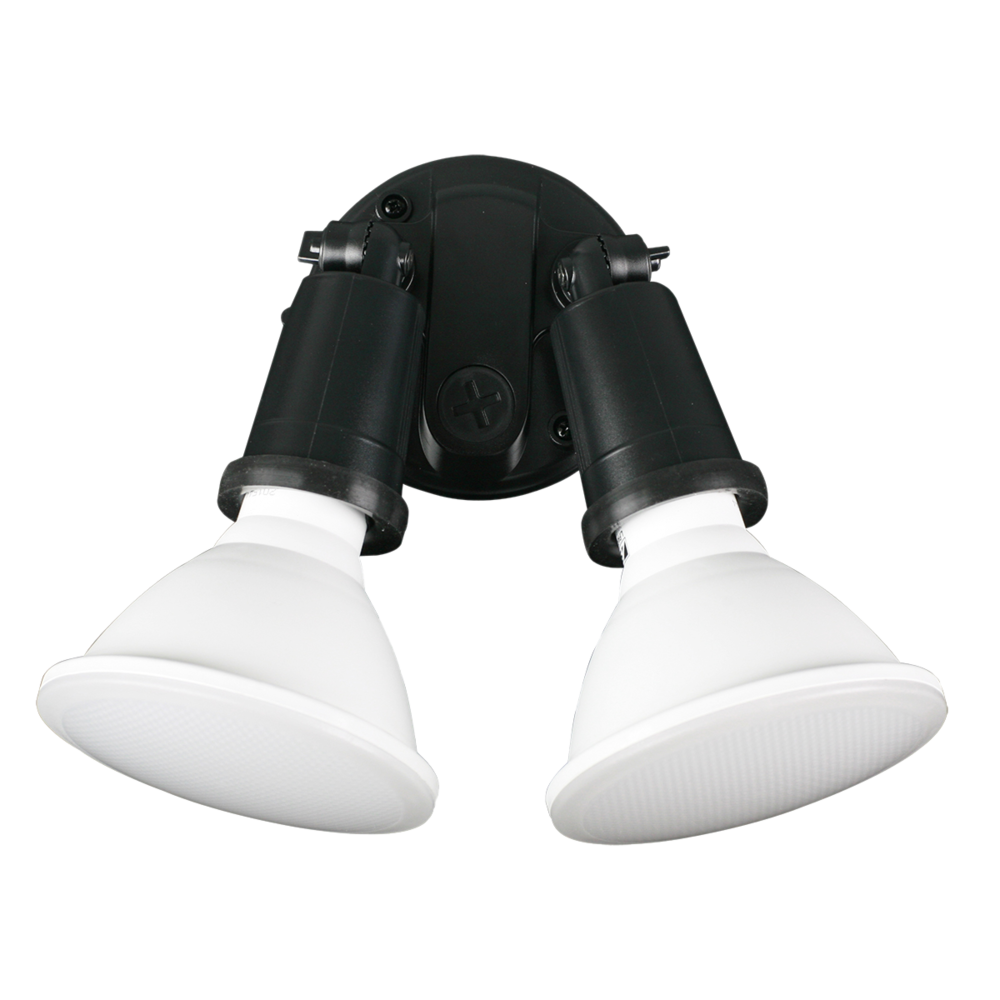 Starlight Exterior Wall 2 Lights Black Plastic 3 CCT
