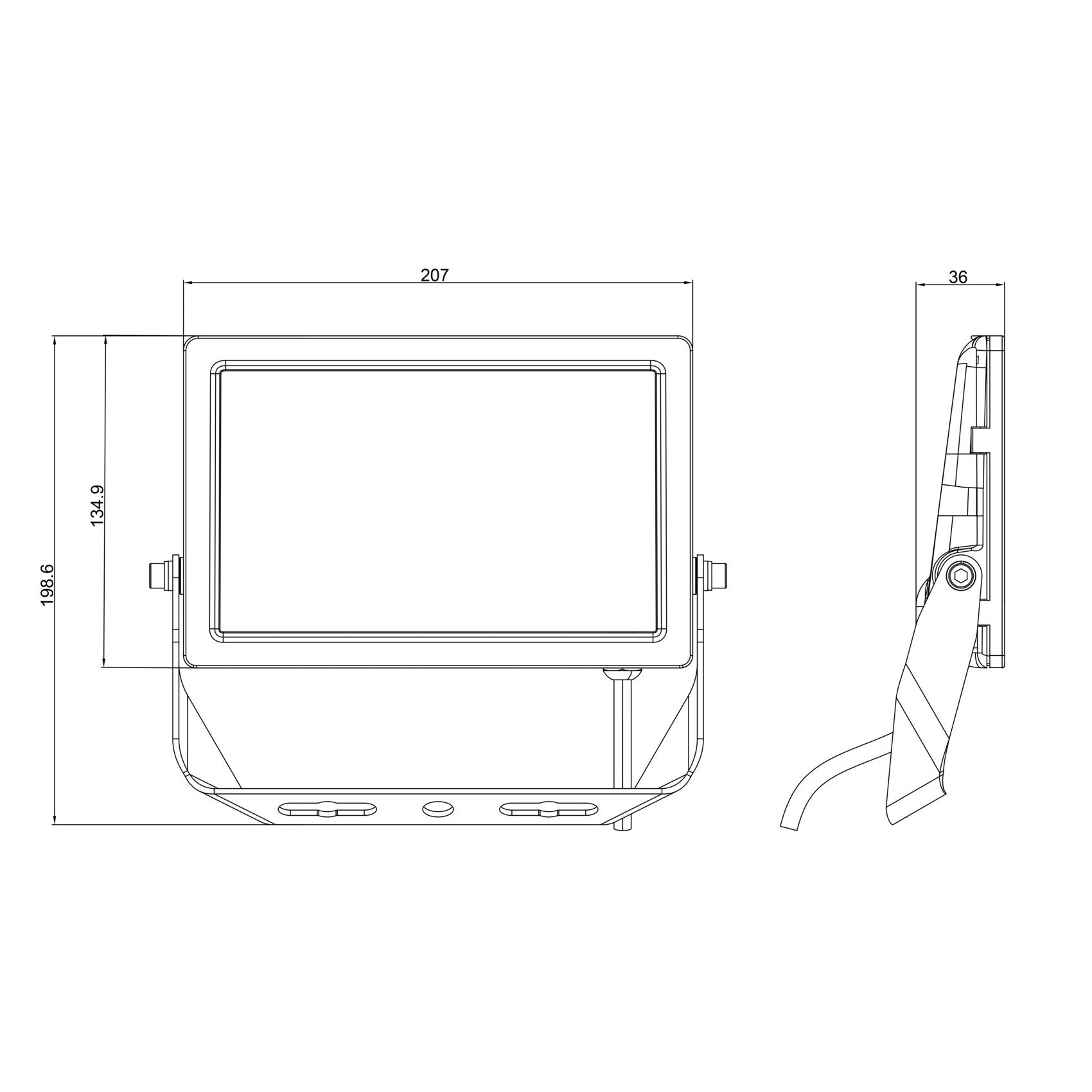 STARPAD LED Flood Light 30W Aluminium 3 CCT