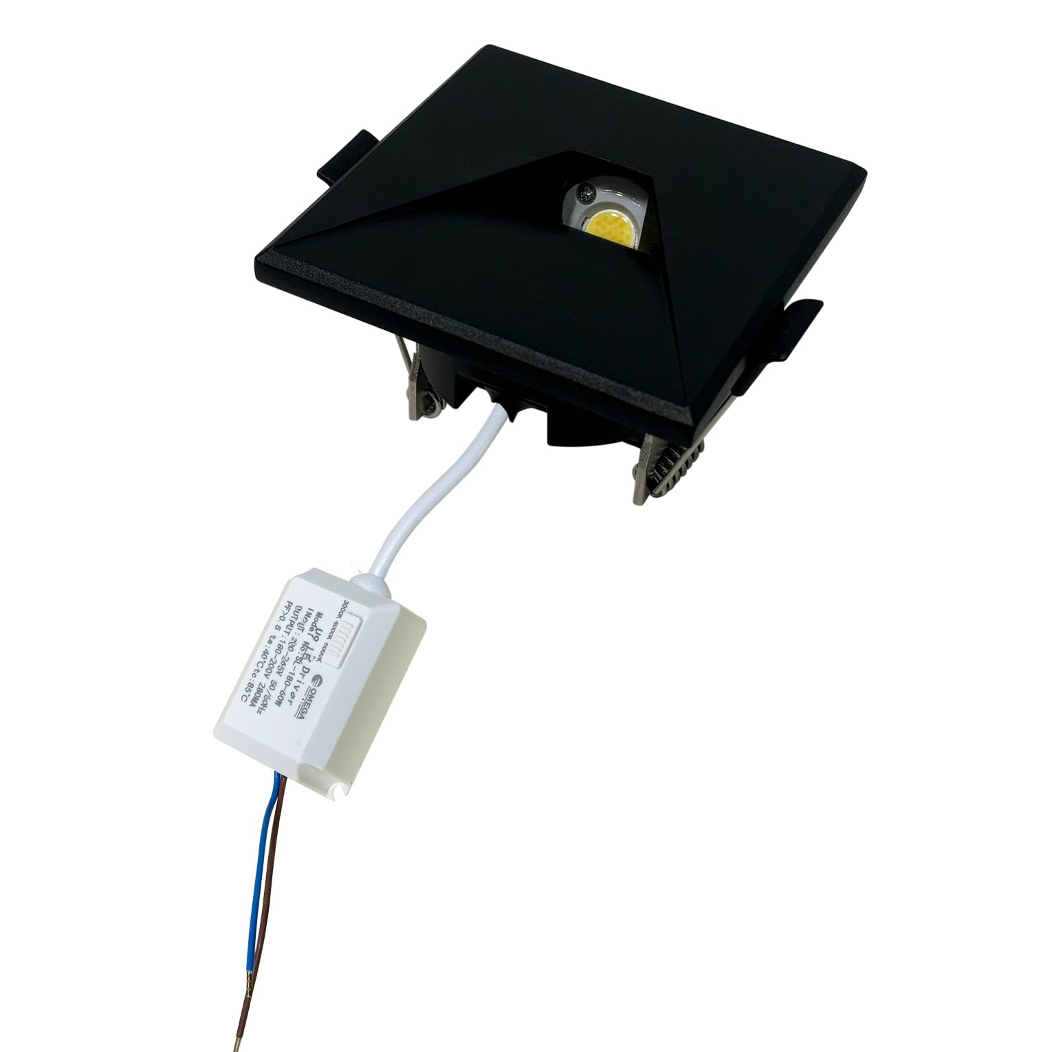 Interior LED Tri-CCT Recessed Square Step Lights