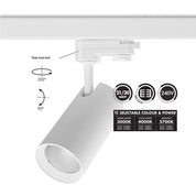 Unitrek Three Circuit Track Head W90mm White Polyamide 3CCT