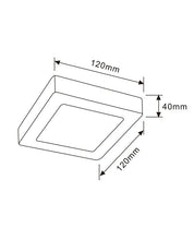 SURFACE: Dimmable Surface Mounted Oyster Lights (Square)