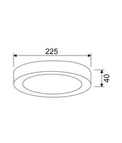 SURFACETRI: LED Dimmable Tri-CCT Surface Mounted Oyster Lights (Round)
