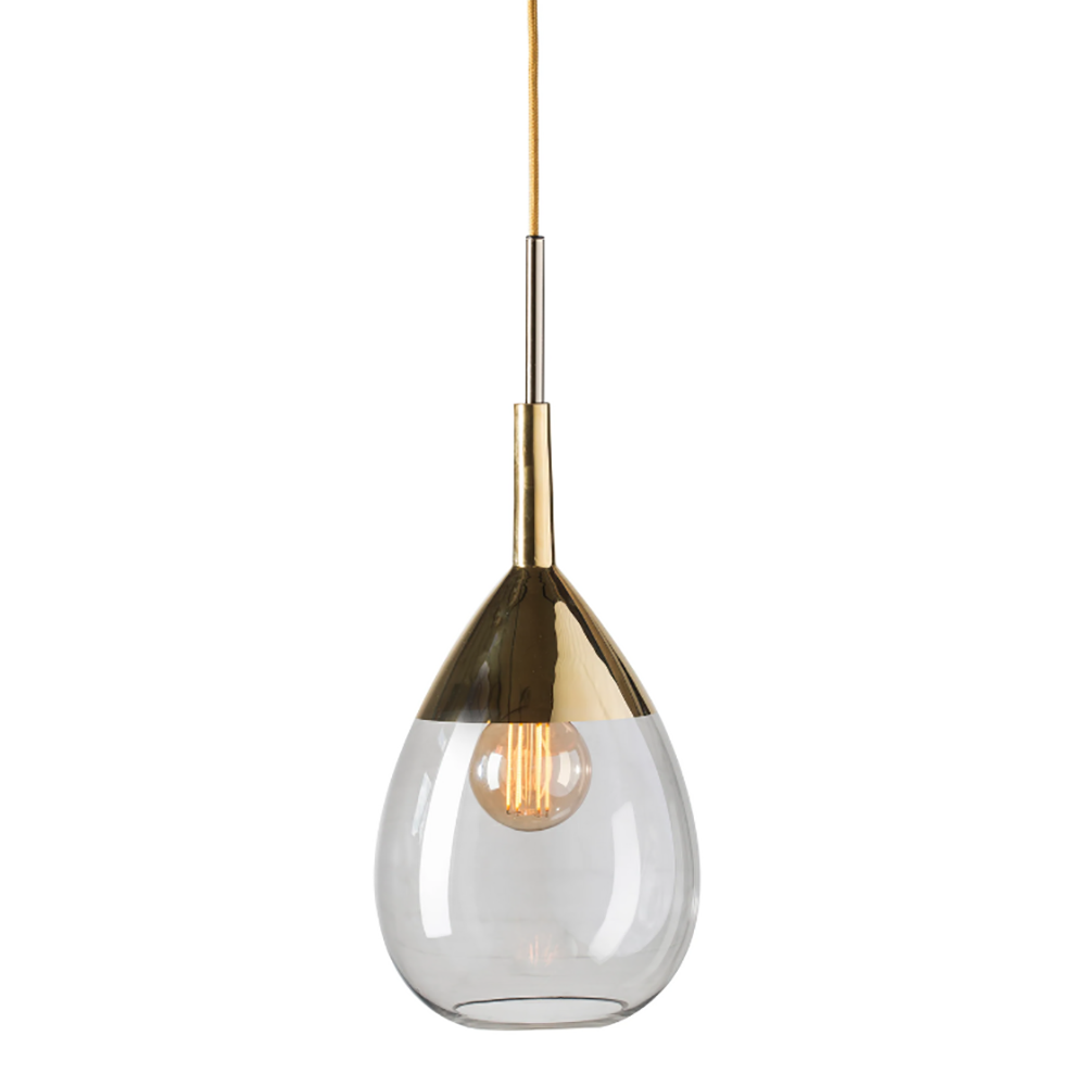 Lute Pendant Light W220mm Glass