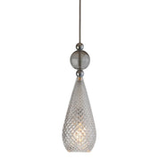 Smykke Pendant Light W125mm Check Clear Glass