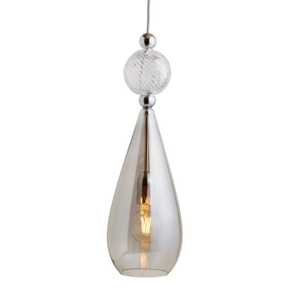 Smykke Pendant Light W180mm Glass Swirl Ball