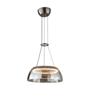 Soho LED Pendant Light Small, Large in Smoked Glass