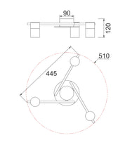 TACHE: Interior Spot Ceiling Lights (with Adjustable White Heads) IP20