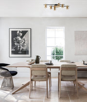 TACHE: Interior Spot Ceiling Lights (with Adjustable Antique Brass Heads) IP20