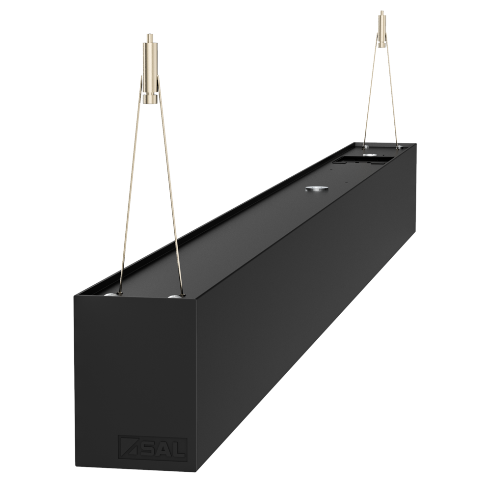 Titan LED Linear Light 40W Black Aluminium TRI Colour