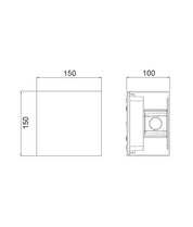 TOCA: Exterior LED Surface Mounted Adjustable Lens Covers Up/Down Lights IP65