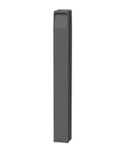 TOREN: LED Tri-CCT Surface Mounted Dark Grey Bollard Light IP65
