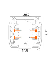 4 Wire 3 Circuit Universal Tracks, Connectors, End Cap & Live End