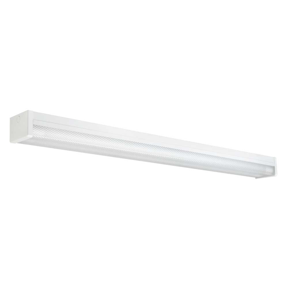 LED Flouro Batten Light 2 Lights 36W White Metal 3 CCT