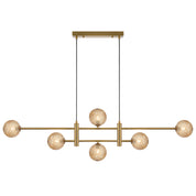TYSON 6 LIGHT PENDANT ANTIQUE GOLD