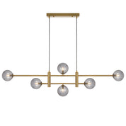 TYSON 6 LIGHT PENDANT ANTIQUE GOLD